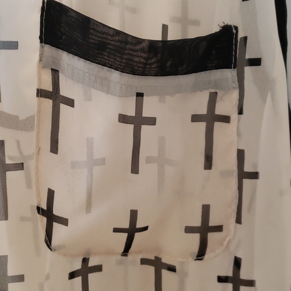 Sheer Flowy Racerback Tank - Picture 2 of 4